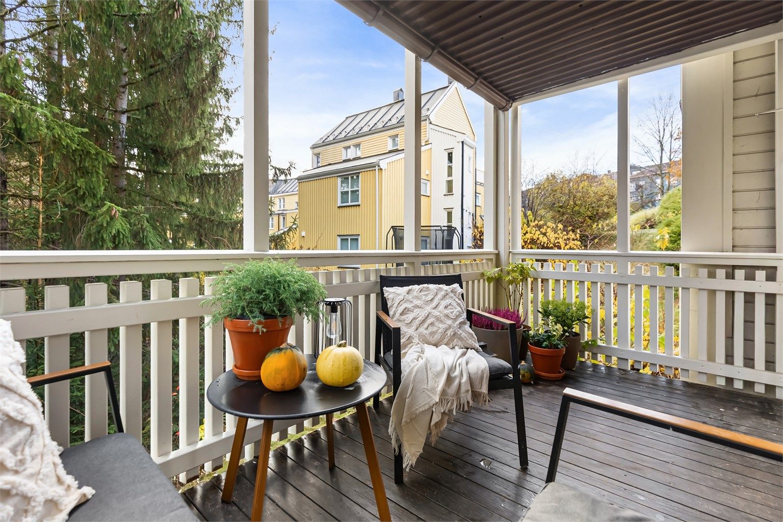 Flott balkong på 7 kvm