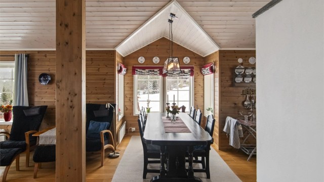 Masse naturlig lys fra de mange vinduer