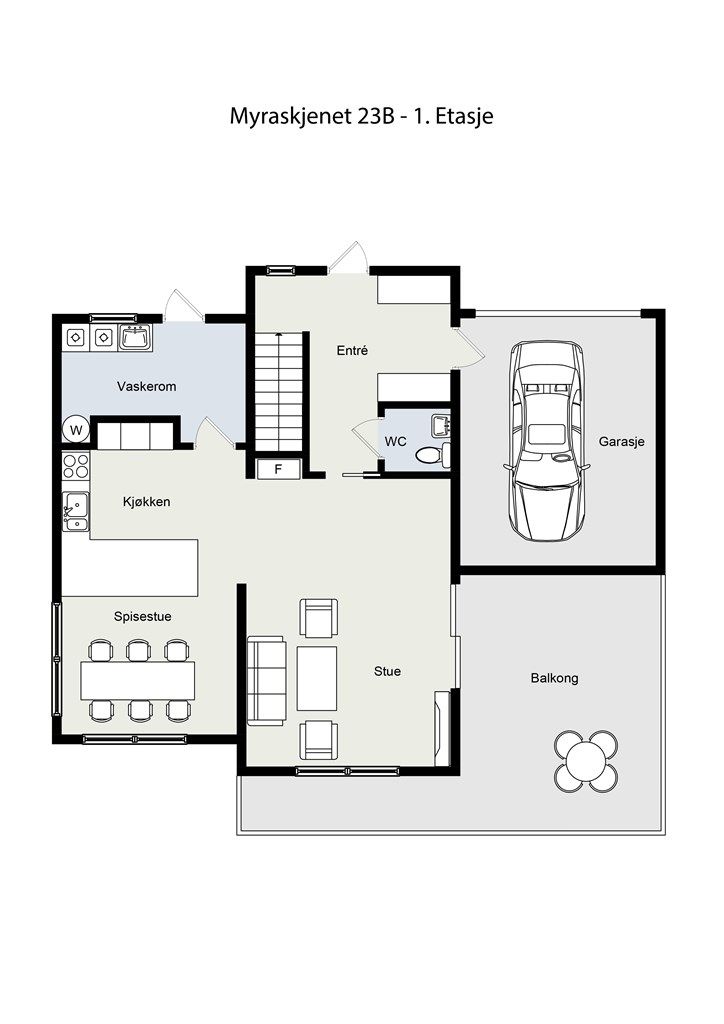 Plantegning 1. etasje