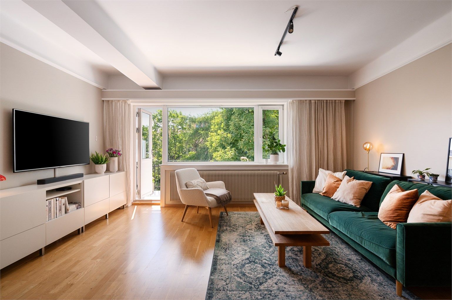 Generøs takhøyde på 2,65m