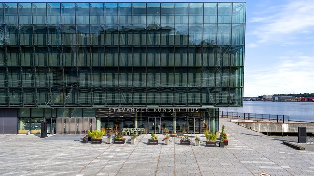 Stavanger konserthus like ved.