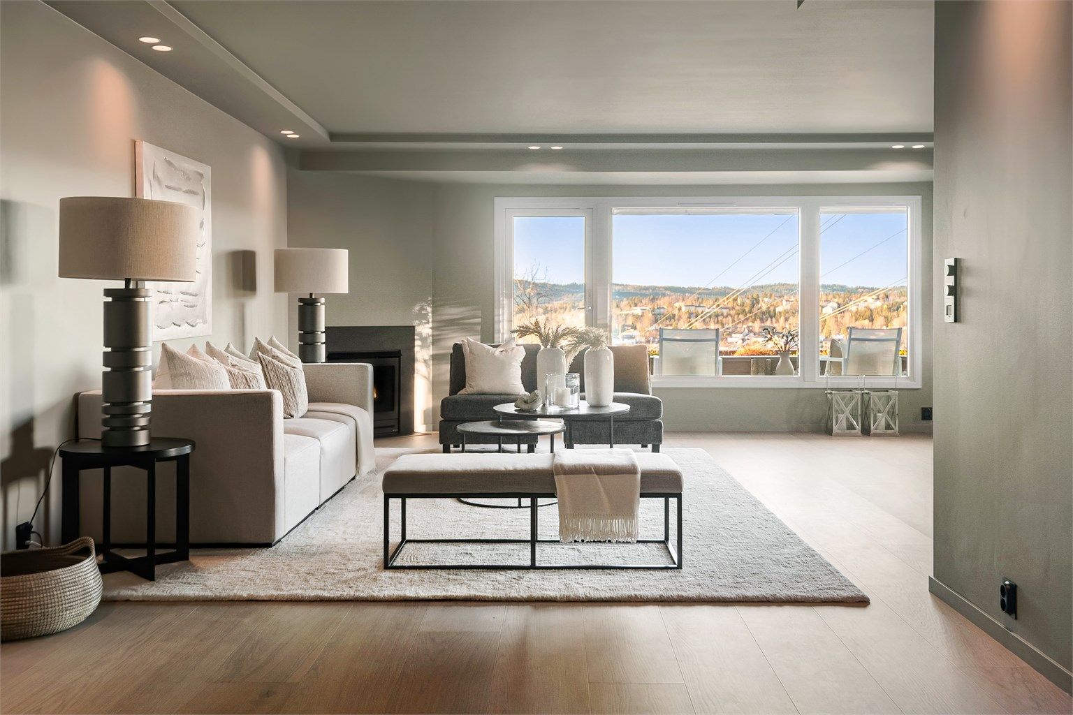 Delikat og stilren leilighet