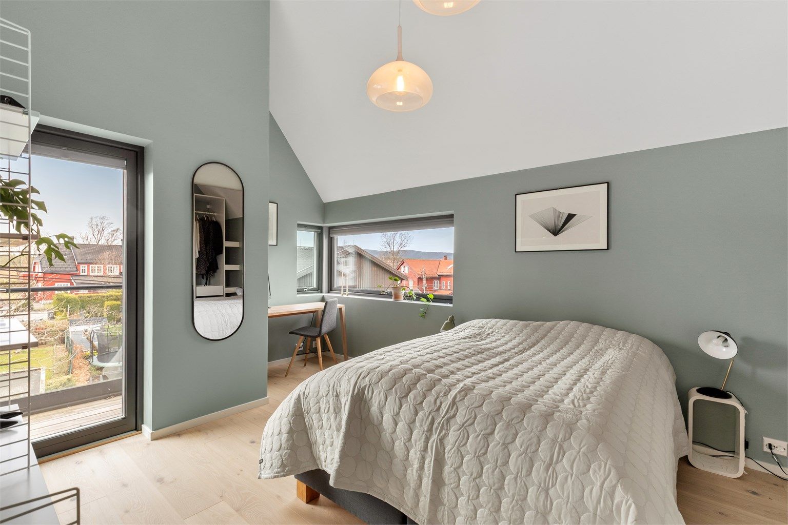 God plass til dobbeltseng