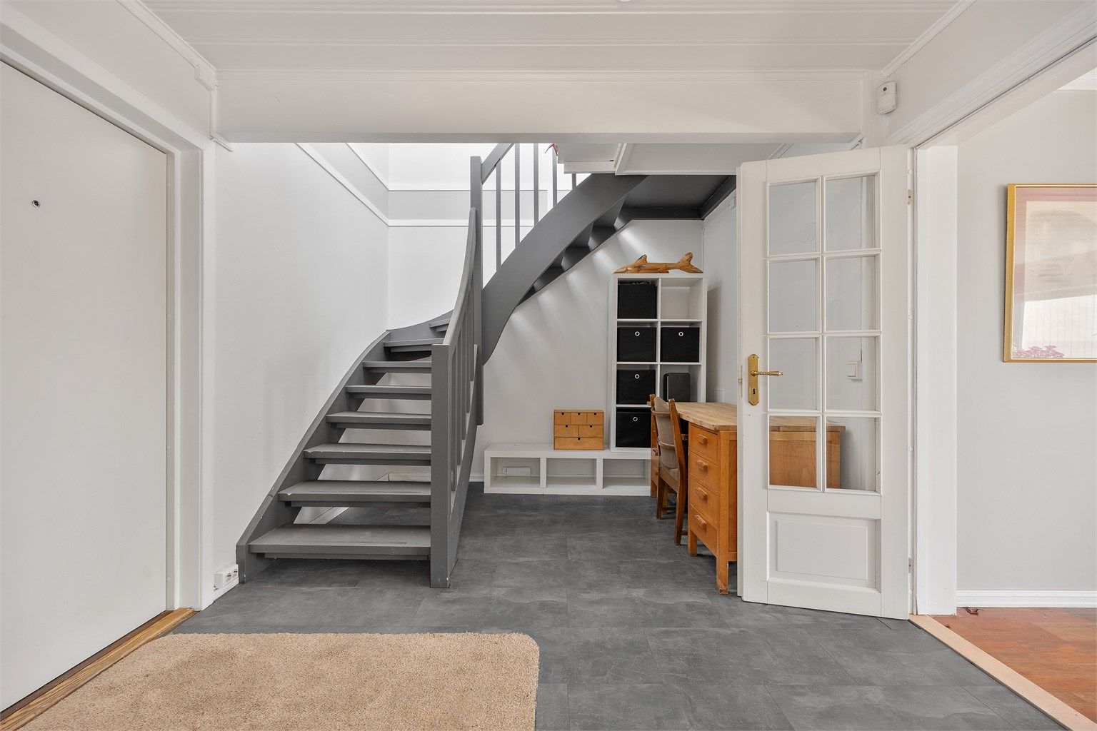 Trappen leder opp til takterrassen