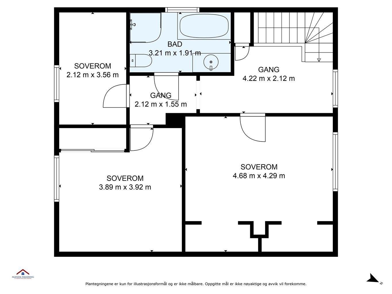 Plantegning 2. etasje