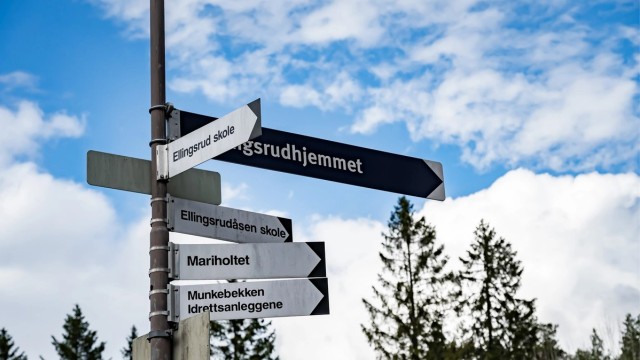 Herfra er det kort vei til både skoler, idrettsanlegg og utfartssteder som Mariholtet.