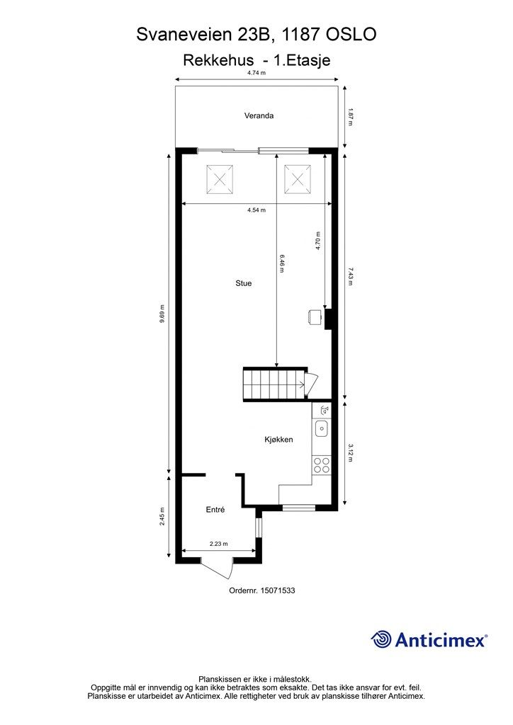 Plantegning 1.etasje