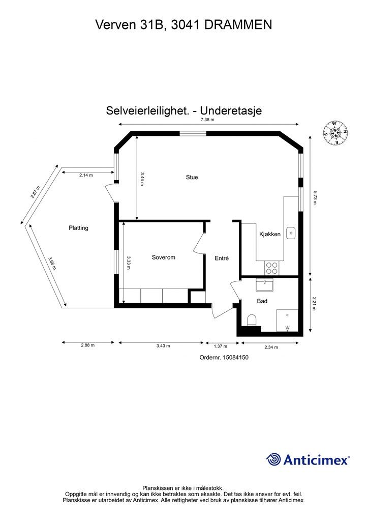 Plantegning - Underetasje