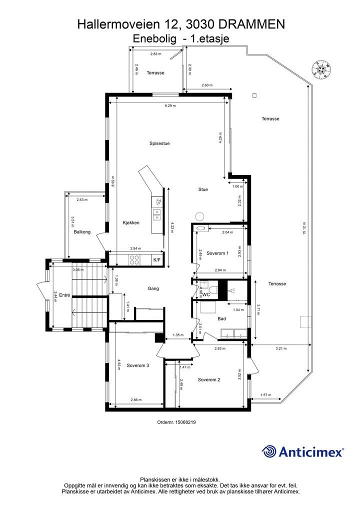 Plantegning - 1. etasje