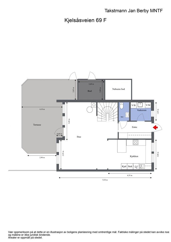 Plantegning 1. etasje