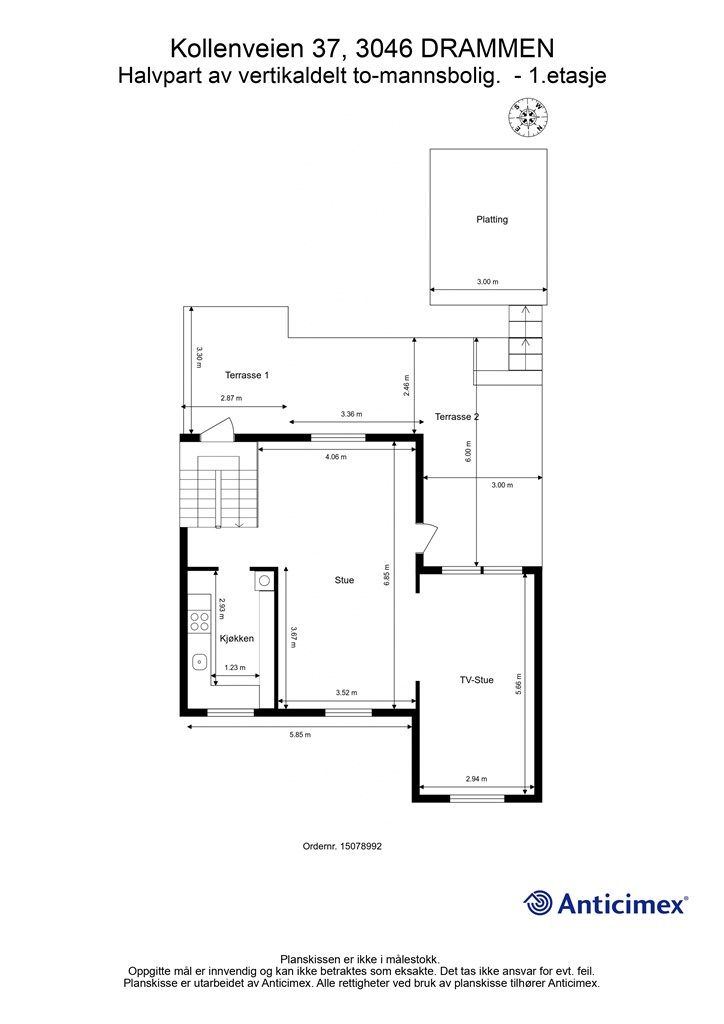 Plantegning - 1. etasje