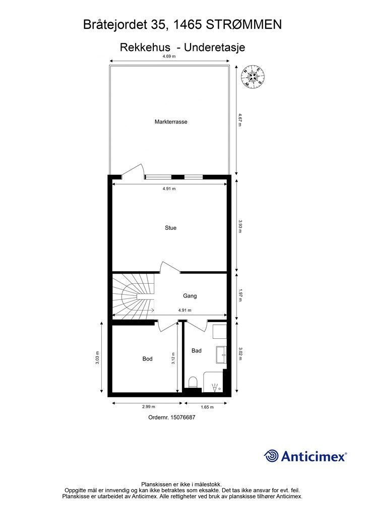 Plantegning Underetasje.