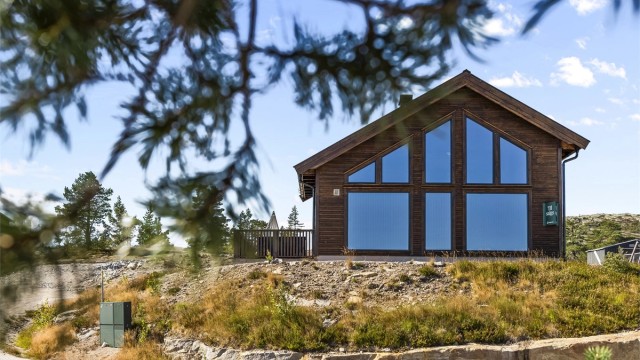 Moderne og innbydende fasade