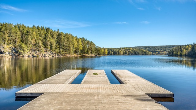Idylliske Nøklevann - fiske, padle, bade?
