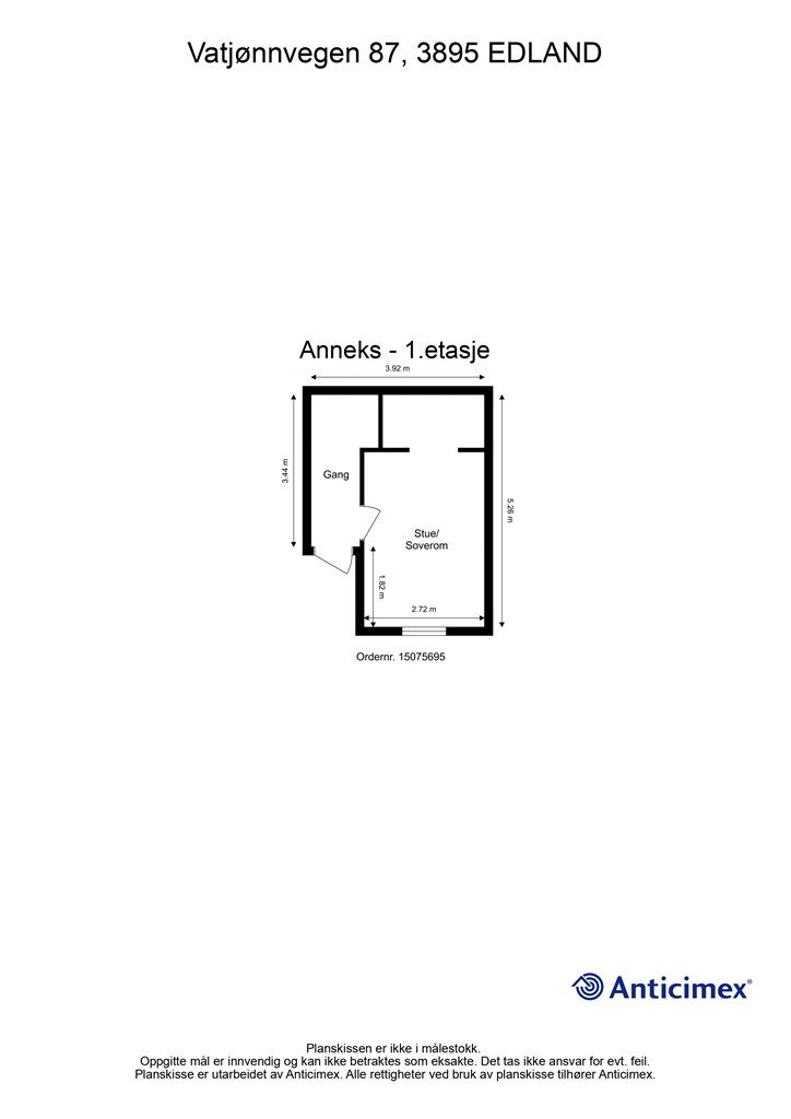 Plantegning av annekset