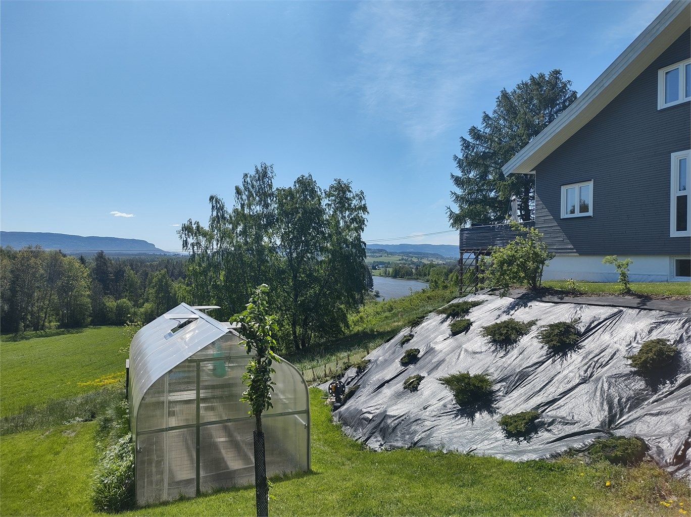 Flott utsikt, og rolige omgivelser. 