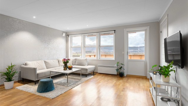 Utgang fra stuen til veranda