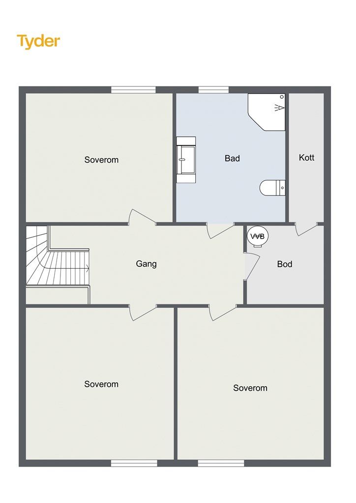 Plantegning 2. etasje 