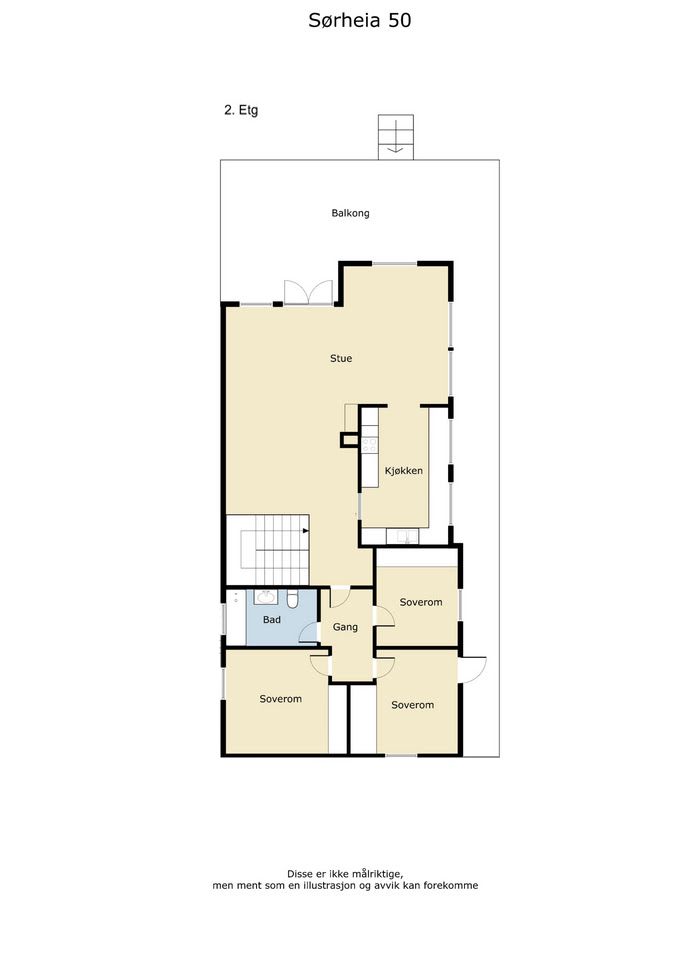 Plantegning 2 etasje 