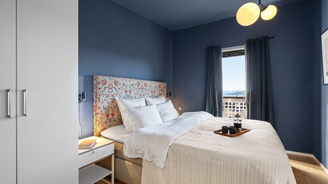 Hovedsoverom med god garderobeløsning.