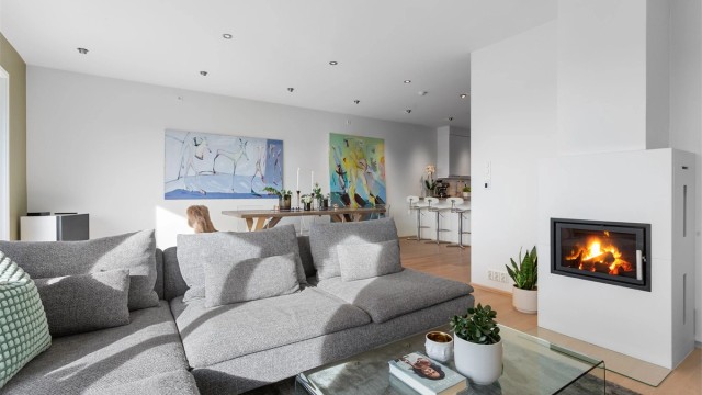 Boligen har balansert ventilasjon
