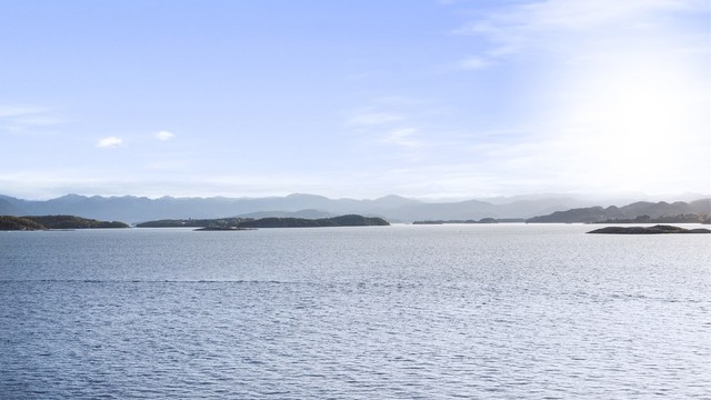 Utsikt mot sjøen