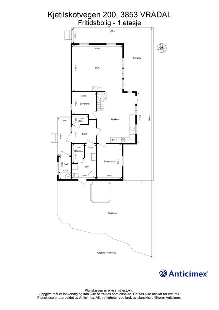 Plantegning 1.etasje