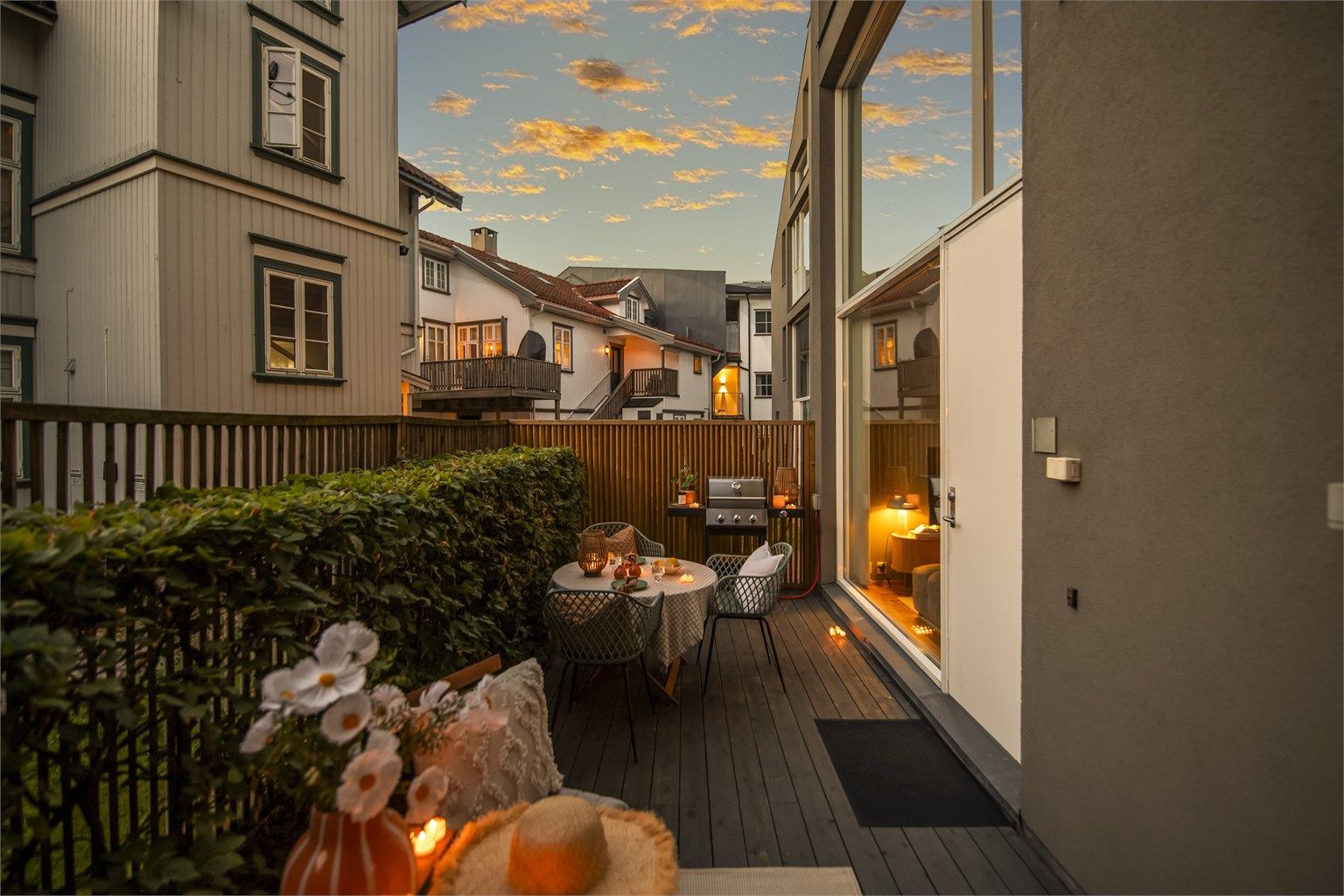 Perfekt plass for varme sommerdager og sene sommerkvelder.