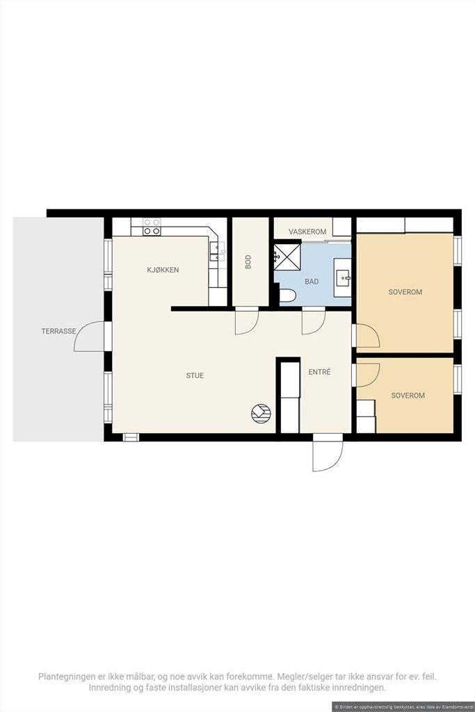 Planskissen er veiledende.