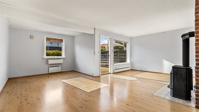 Stuen som utgjør boligens hovedoppholdsrom.