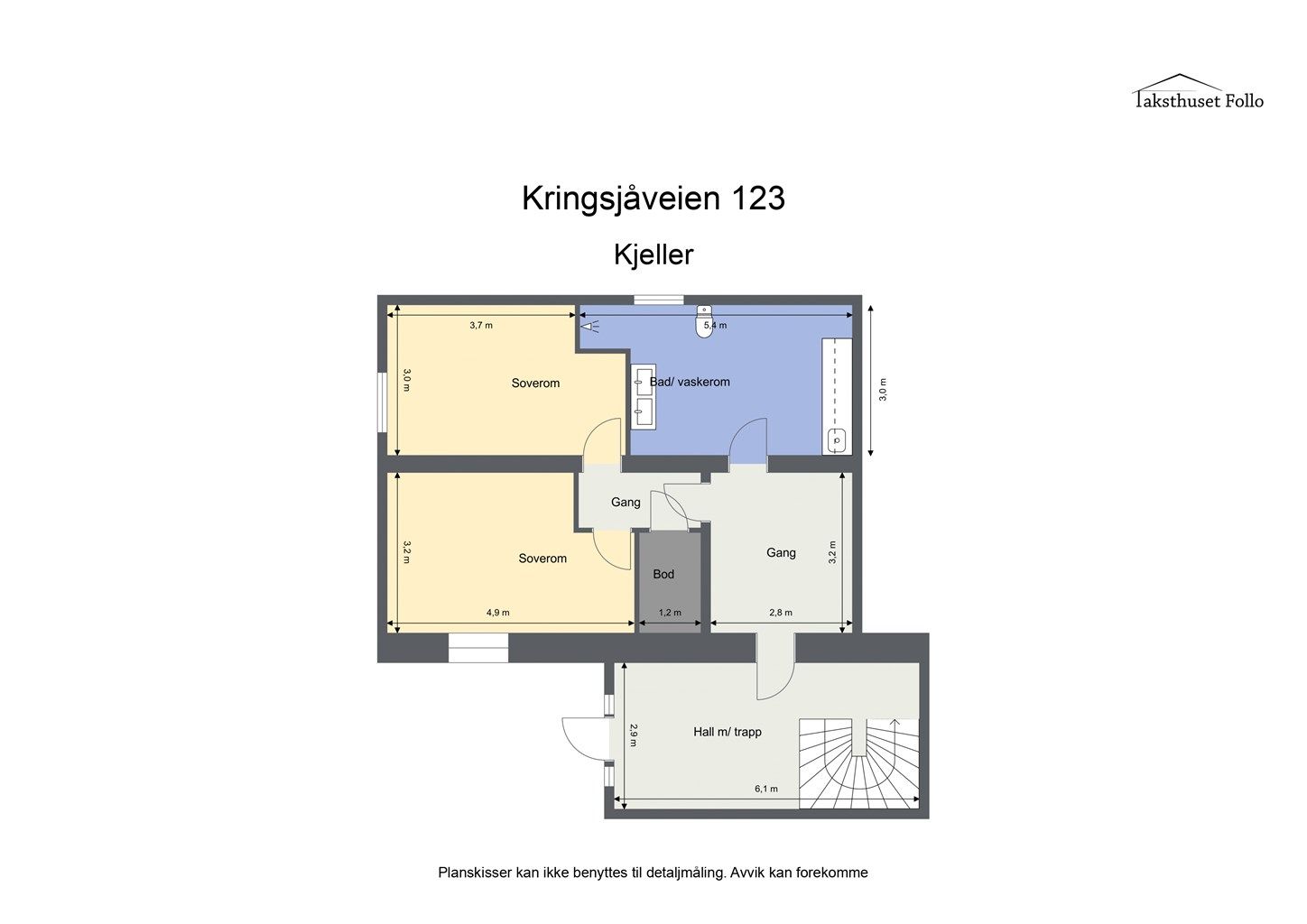 Plantegning - underetasje