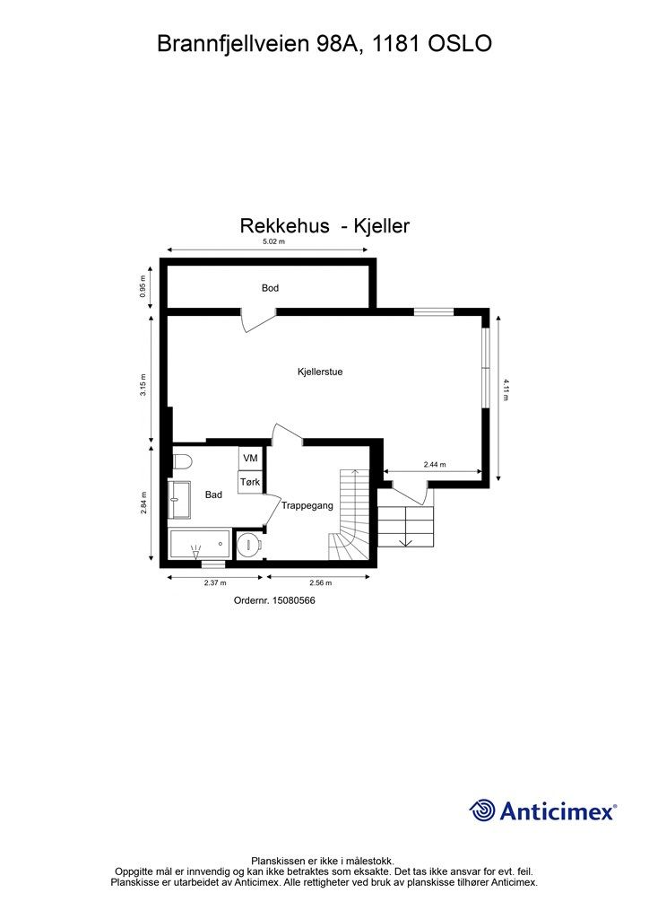 Plantegning - Kjeller