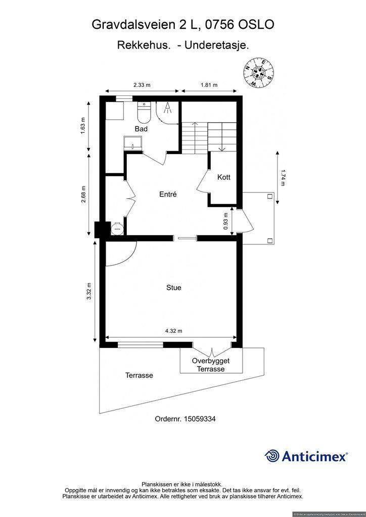 Plantegning Underetasje.