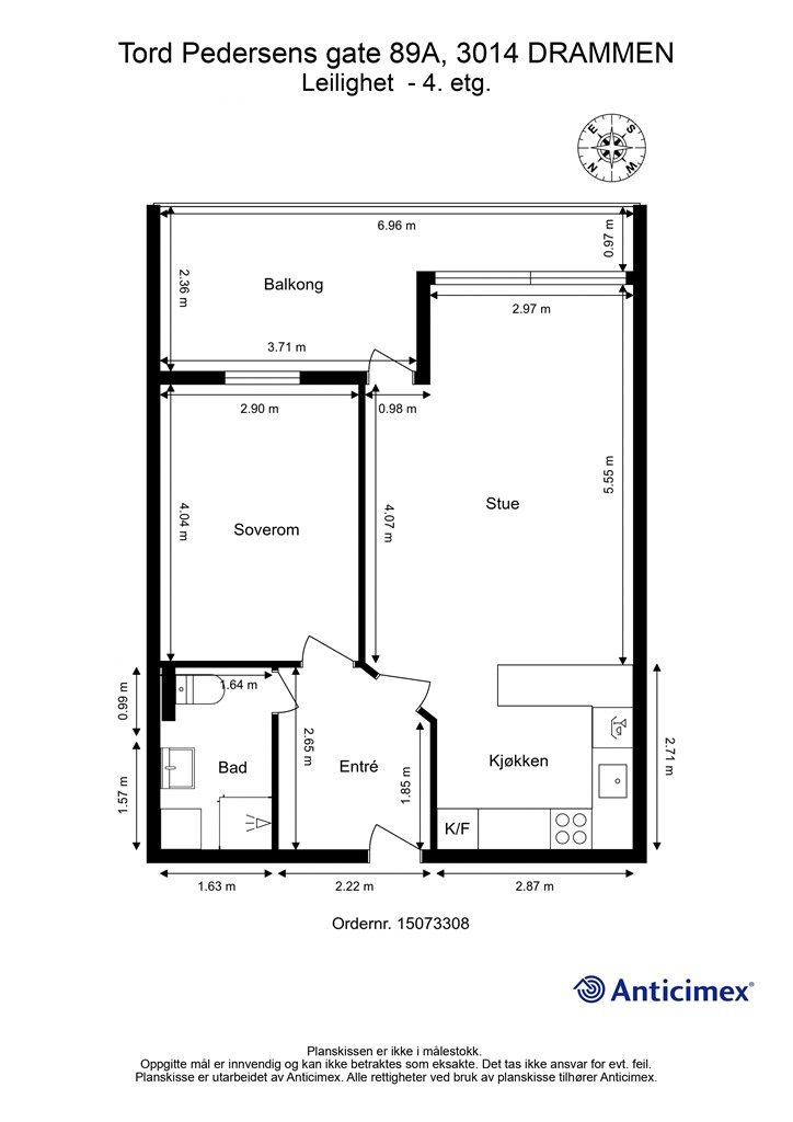 Plantegning - 4. etasje