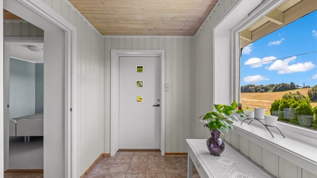 Velkommen inn i den andre boenheten, som har egen inngang.