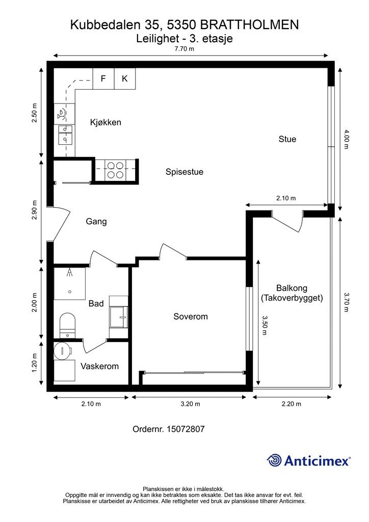 Plantegning Kubbedalen 35