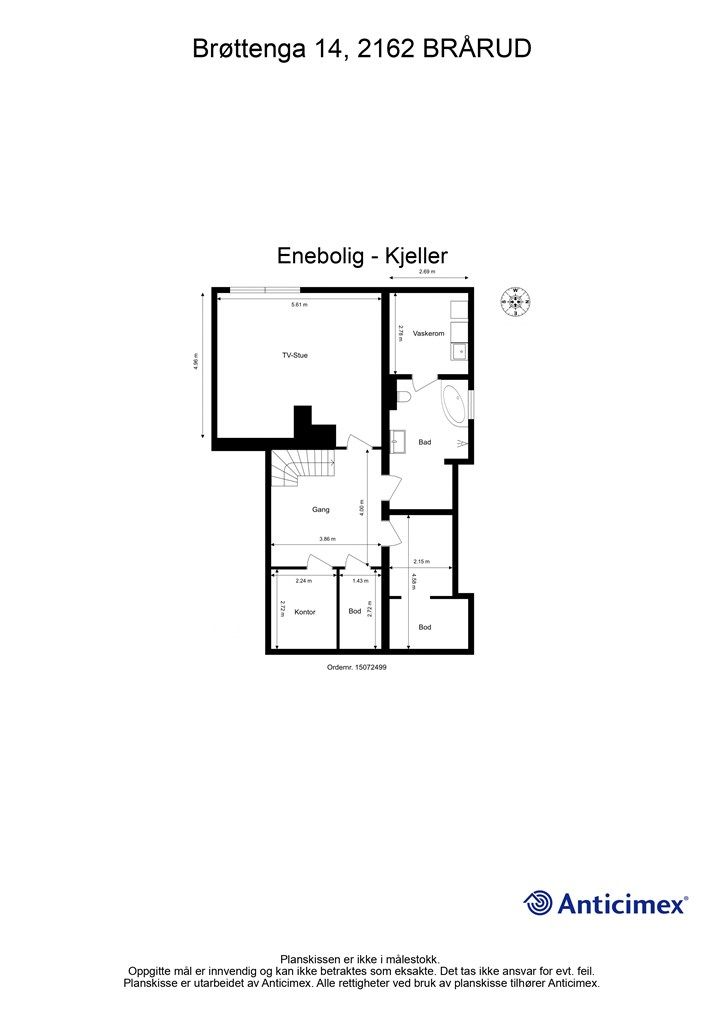 Plantegning - Kjeller.