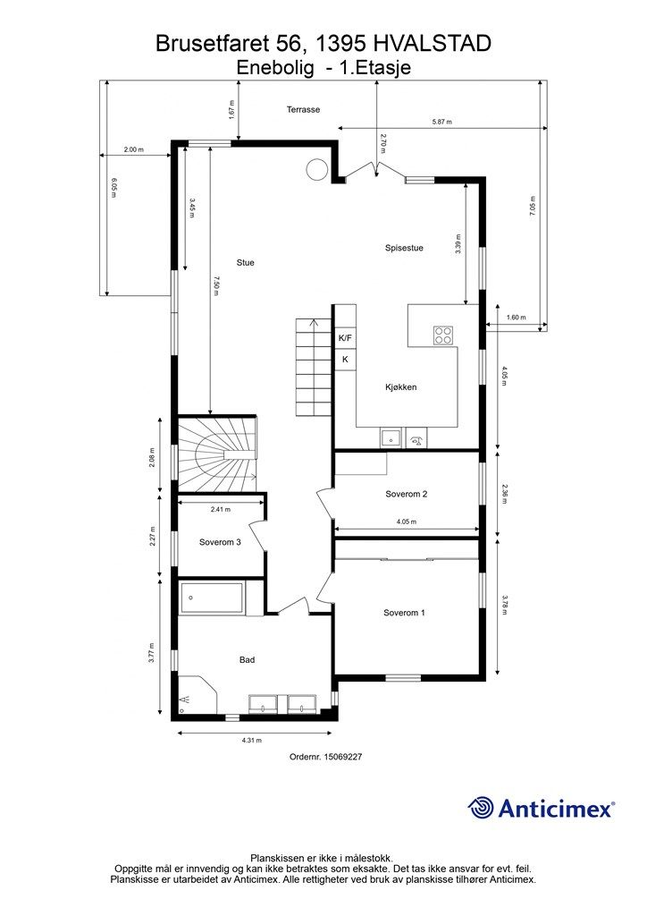 Plantegning - 1.Etasje