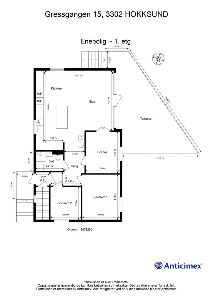Plantegning - 1. etasje