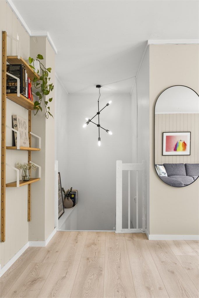 Lys og innbydende trappeoppgang 