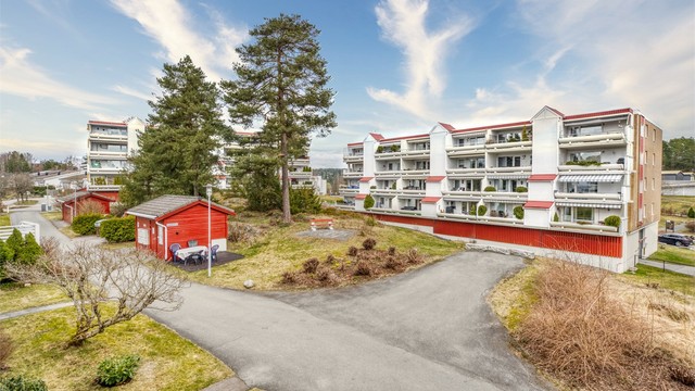 Oversikt over de velholdte fellesområdene i sameiet.