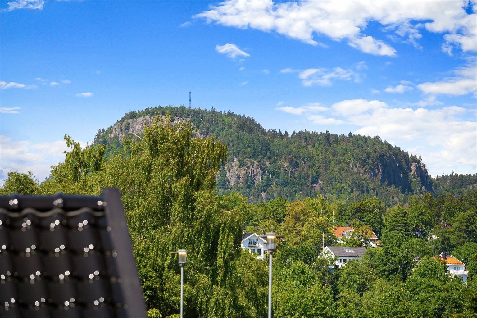 Nærhet til marka og åsene rundt Sandvika.