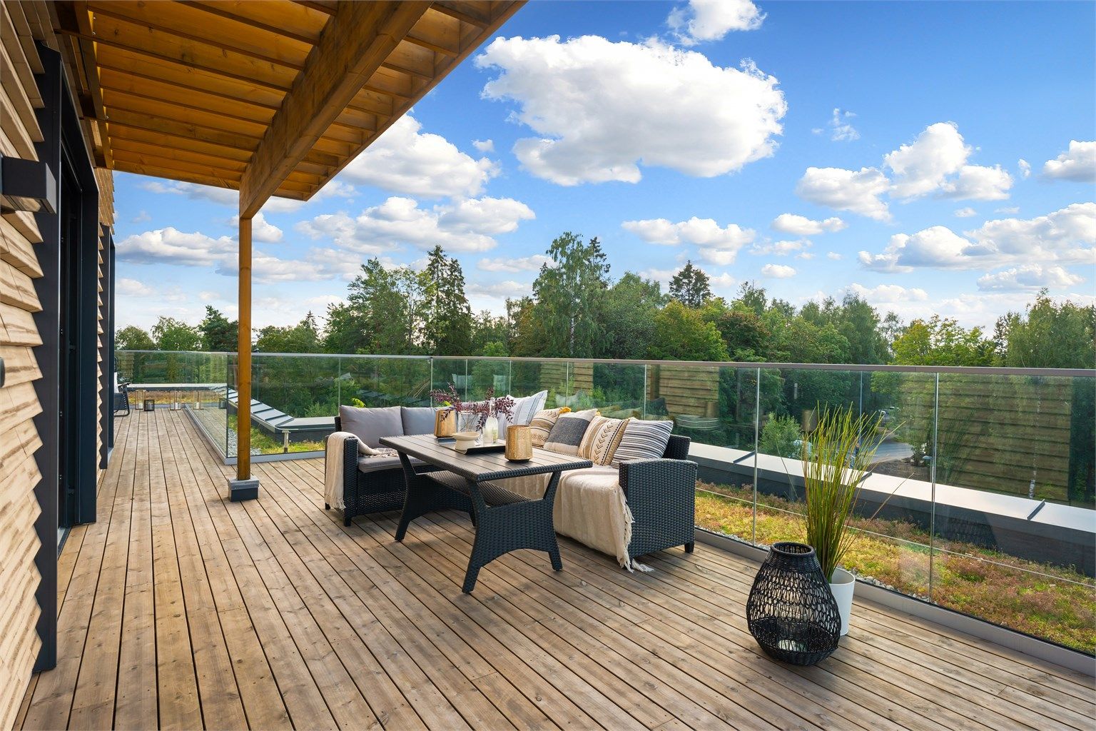 Leiligheten ble bygget i 2024 og holder god og høy standard