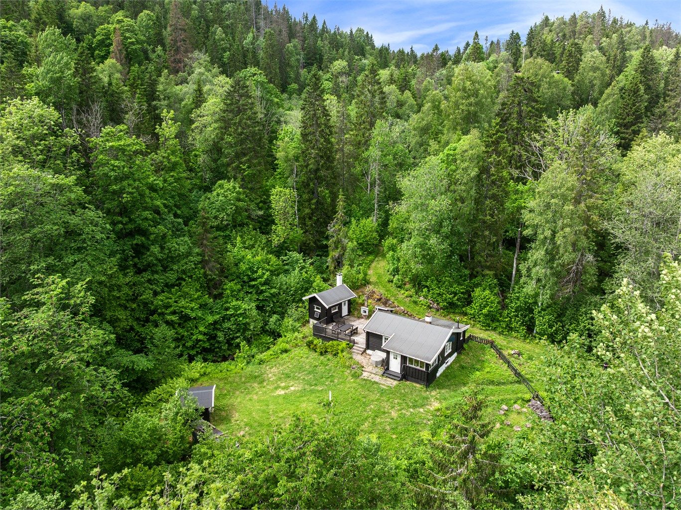 Den korte reiseveien gjør hytta til et perfekt fristed, også for en spontan kveldstur.