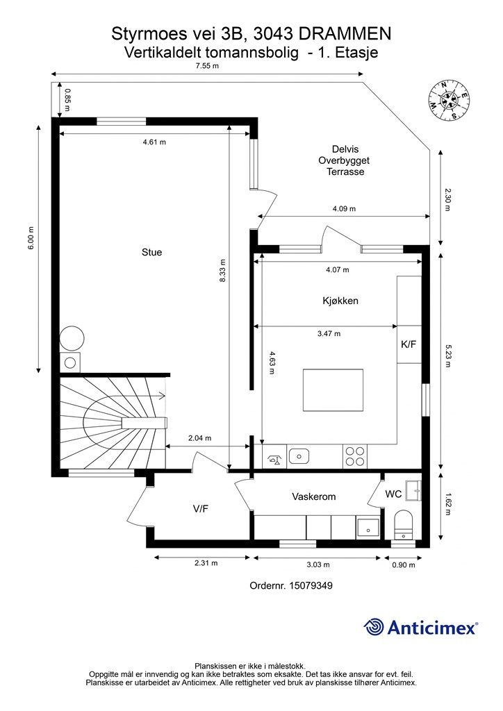 Plantegning - 1. etasje