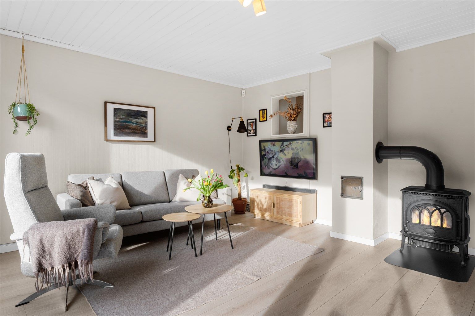 Stue - Peisovn som som skaper både hygge og varme på vinterhalvåret.