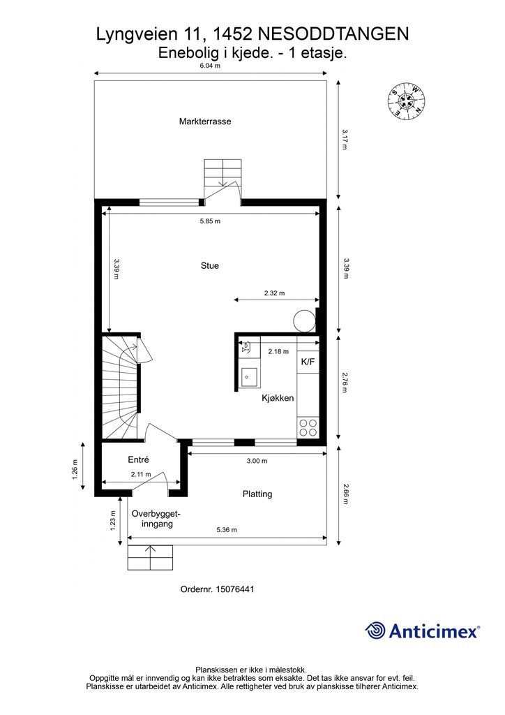 Plantegning 1 etasje