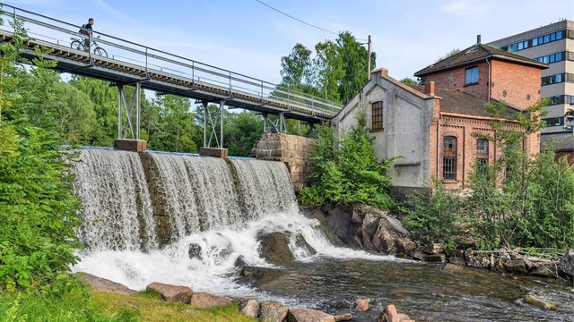 Akerselva byr på flotte turområder og bademuligheter.