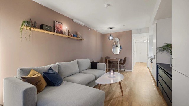 En arealeffektiv planløsning som utnytter hver kvadratmeter.