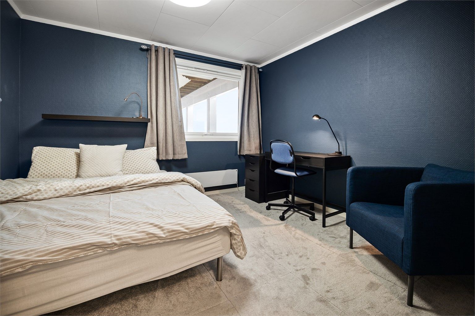 Soverom i underetasjen